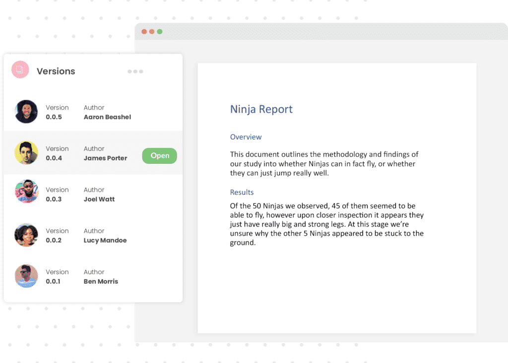 See a Full History of Changes to Your Word Document Simul Docs