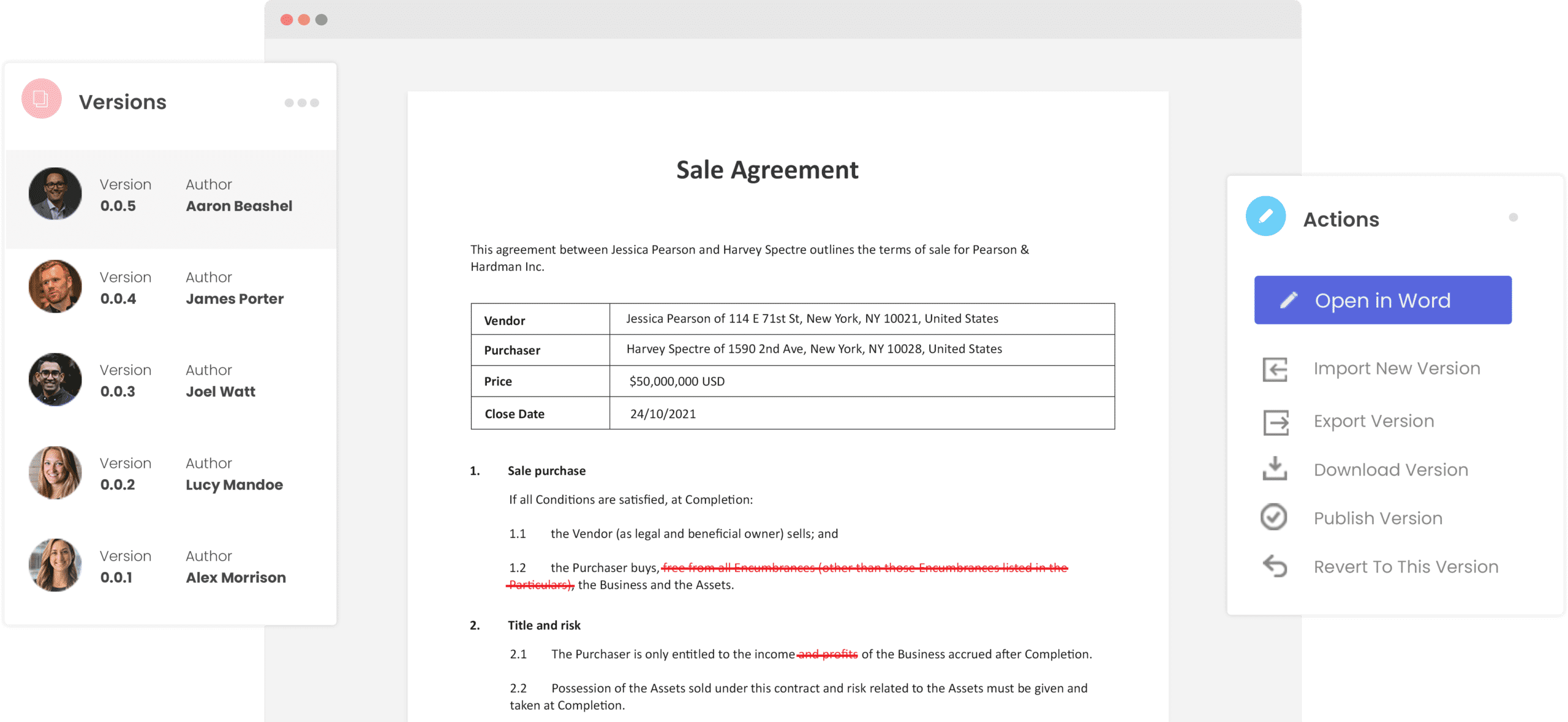 Version Control For Lawyers Free Tool Simul Docs