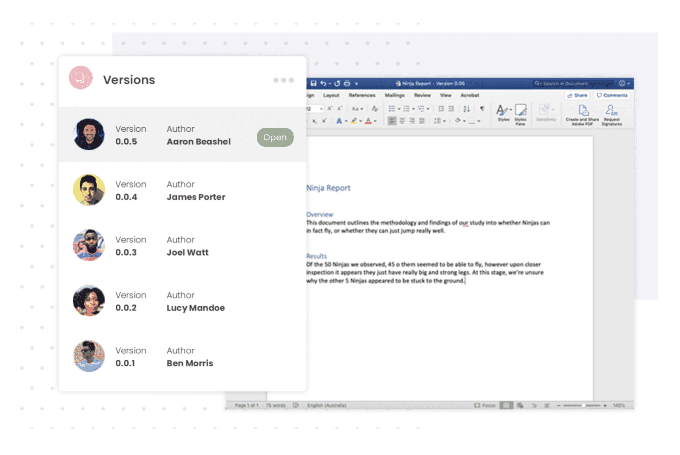 How to add Vertical Lines to a Microsoft Word Document