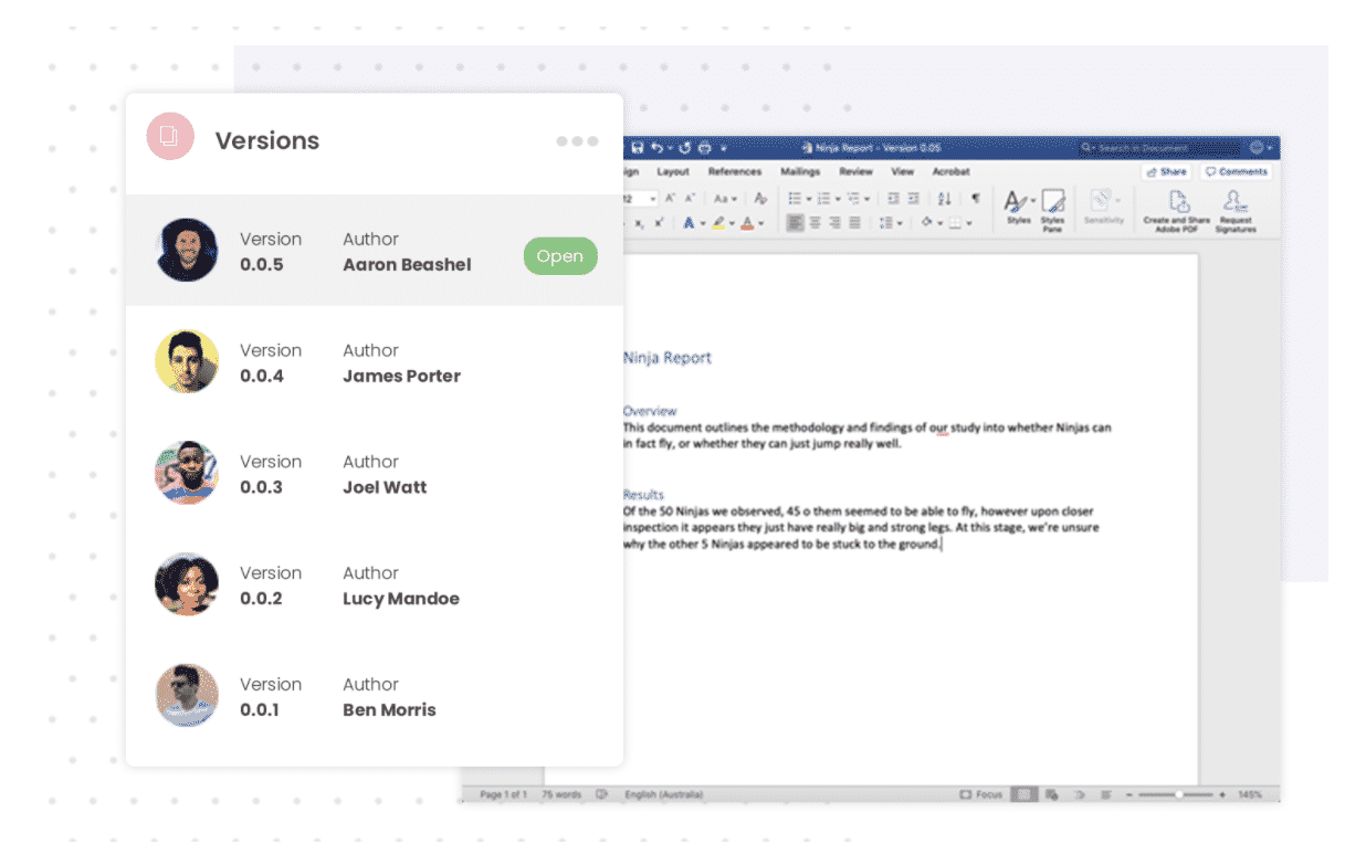 How to delete columns in a Microsoft Word Document