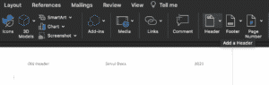 How to edit the Header in your Microsoft Word Document - Simul Docs