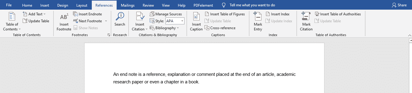 how to insert endnote in word how to insert endnote in word