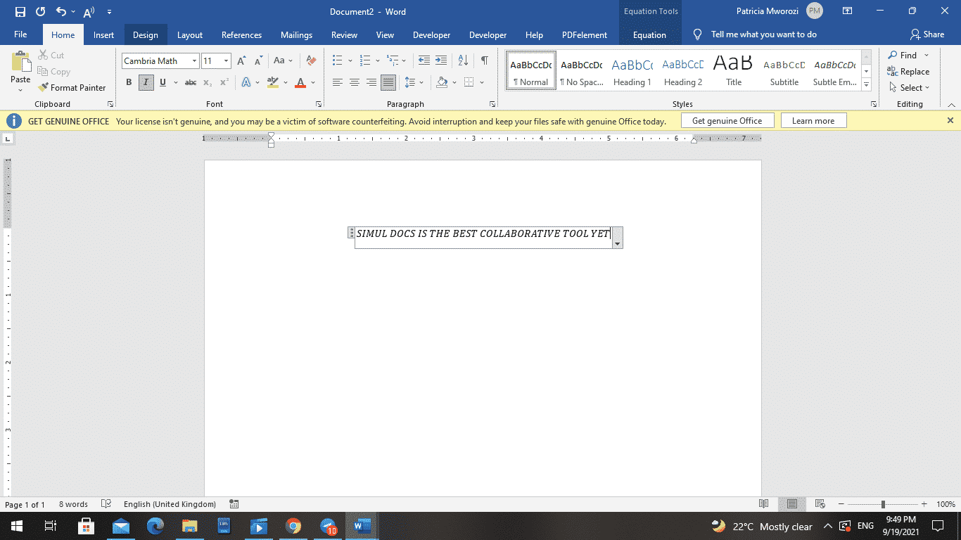 How To Put Multiple Lines Of Text In Brackets In Word