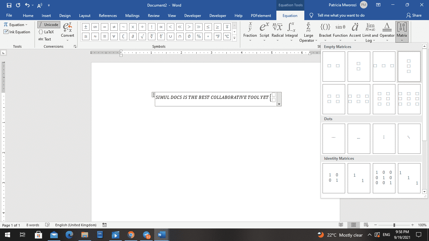 How To Put Multiple Lines Of Text In Brackets In Word