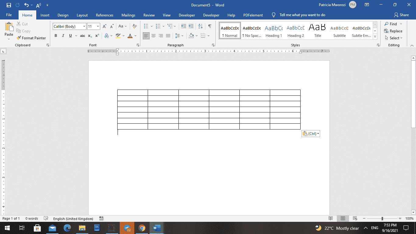 How to combine tables in Microsoft Word documents