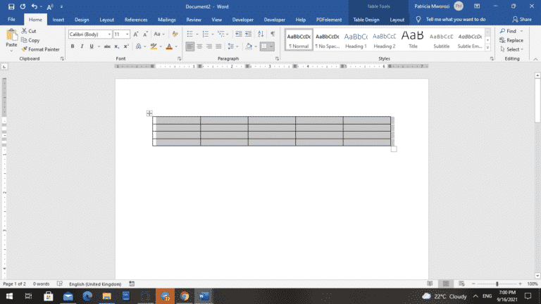 How to combine tables in Microsoft Word documents