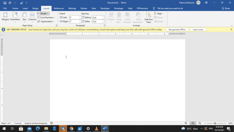 How to add a Section Break in Microsoft Word documents