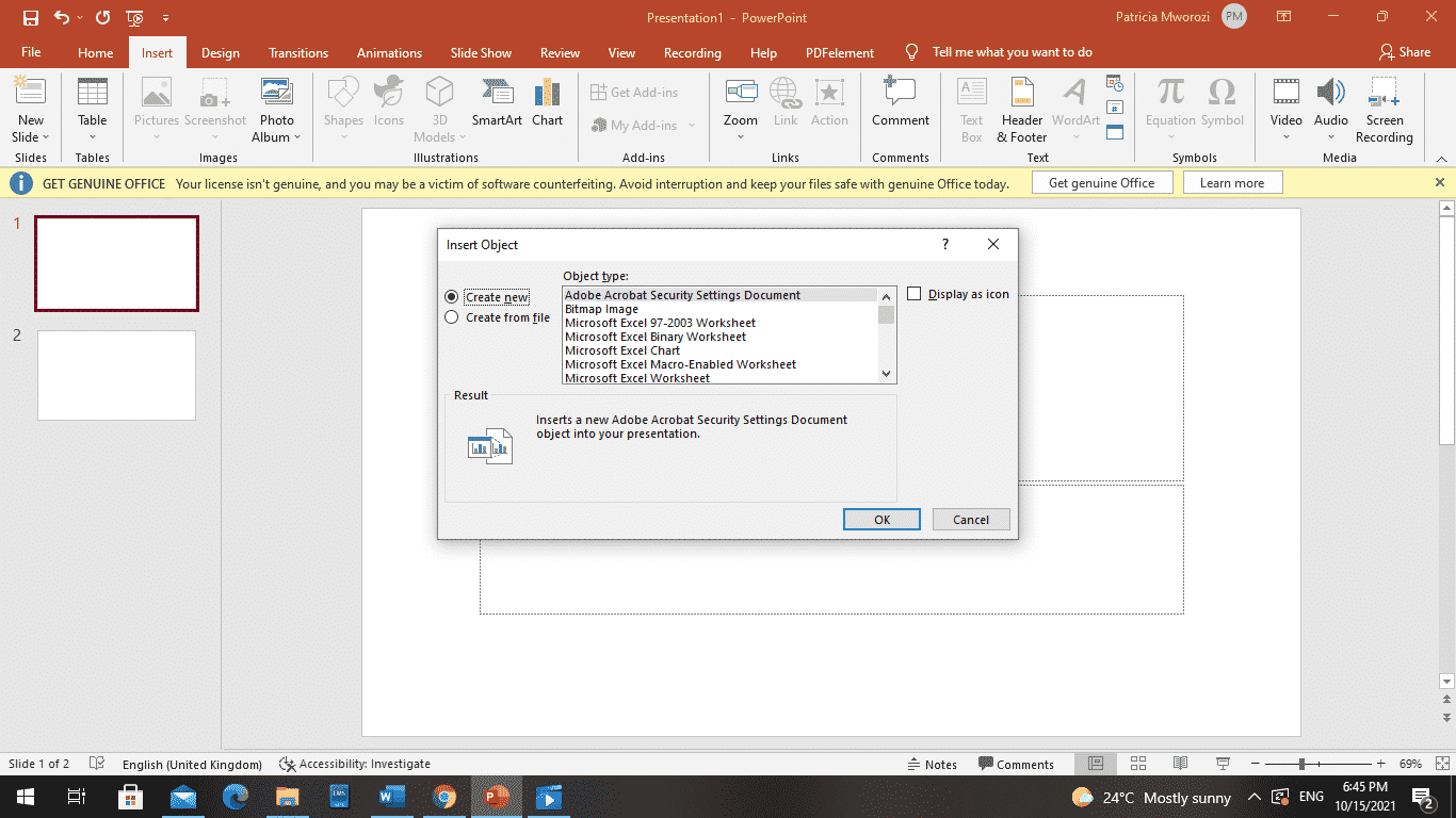 How to convert a Microsoft Word document to PowerPoint