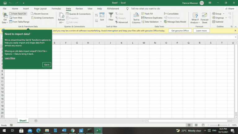 How to convert a Word document to Microsoft Excel