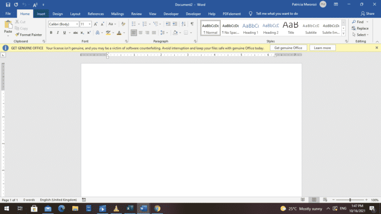 How to merge images in Microsoft Word document