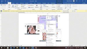 How to merge images in Microsoft Word document