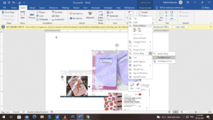How to merge images in Microsoft Word document
