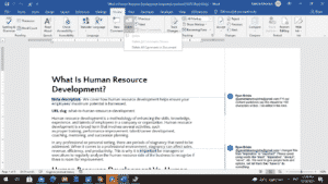 How to remove all comments from a Microsoft Word document