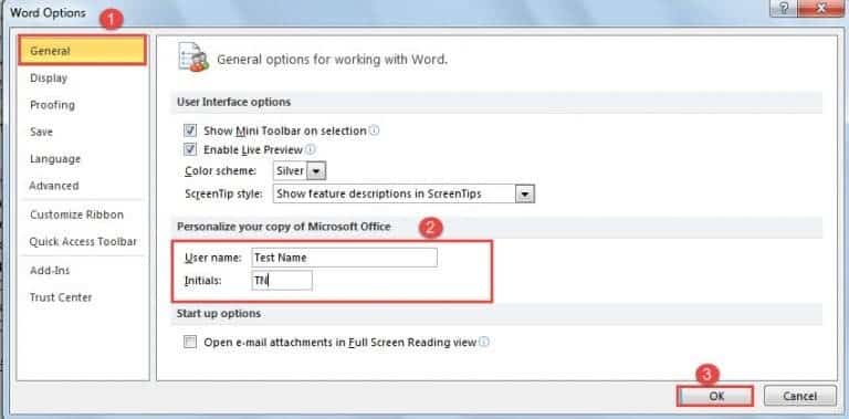 How To Change The Author Name Of Comments In Microsoft Word