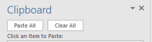 How to copy and paste multiple items in Microsoft Word documents